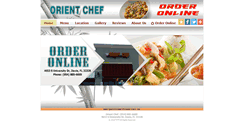 Desktop Screenshot of orientchefdavie.com